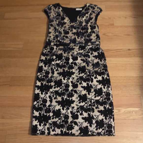 Tory Burch Dayton Floral Jacquard Dress. Fits like a large - Picture 1 of 8